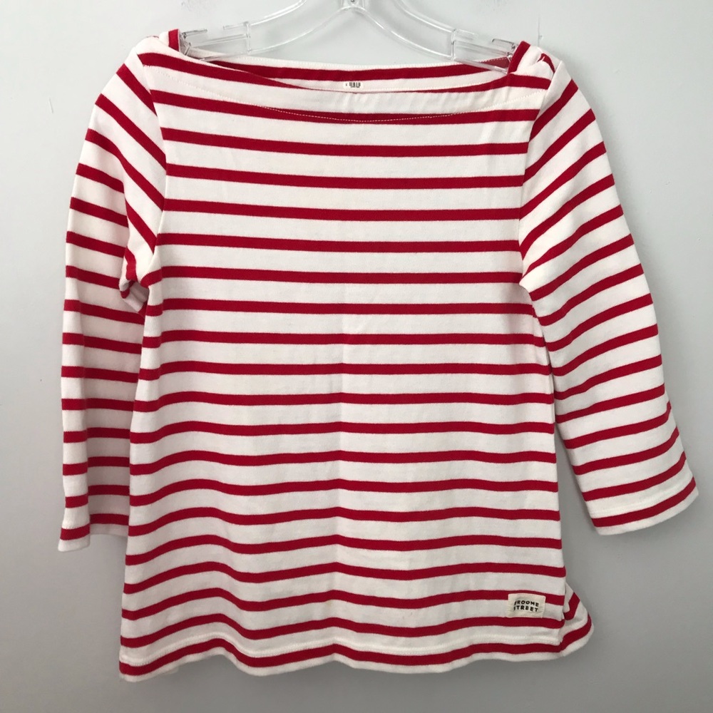 Kate Spade Striped Top Nautical Preppy Flaw